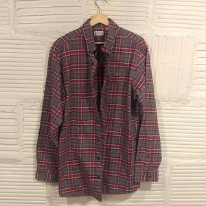 Bob timberlake large tall plaid button down shirt